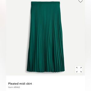 Pleated Midi Skirt